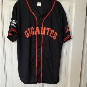 Black and Orange Gigantes Jersey